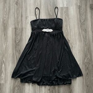 Majora Black Dress with Sparkle Details